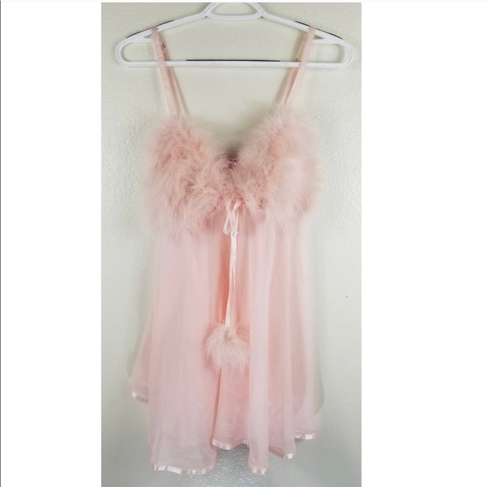 Betsey Johnson Intimates Pink Lingerie L